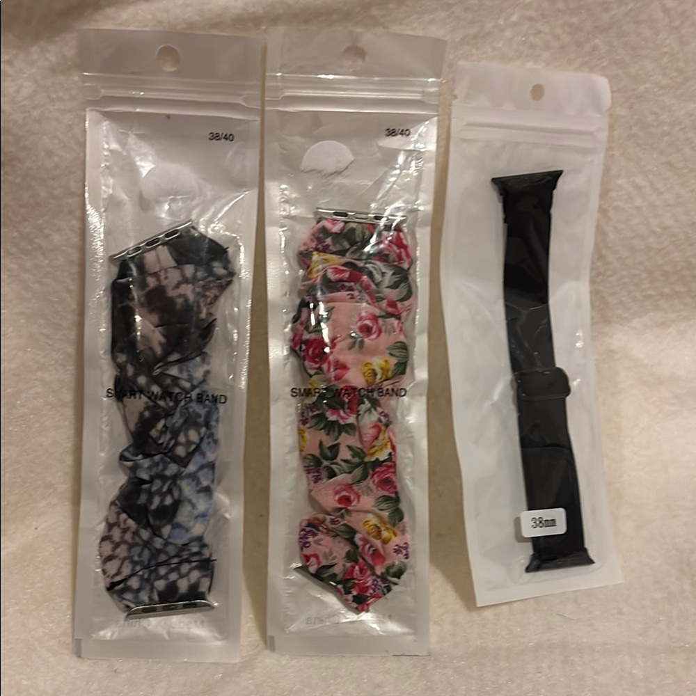 Floral and Tie-Dye Apple Watch Bands